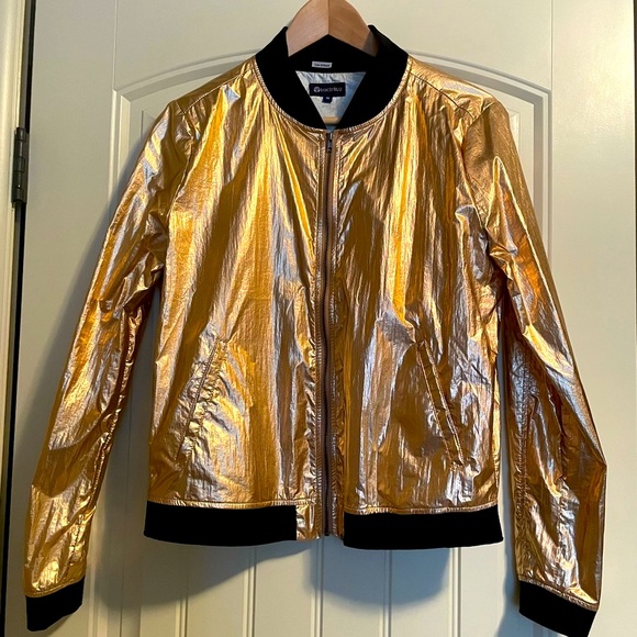 Lightweight windbreaker jacket in gold size M - Picture 1 of 7